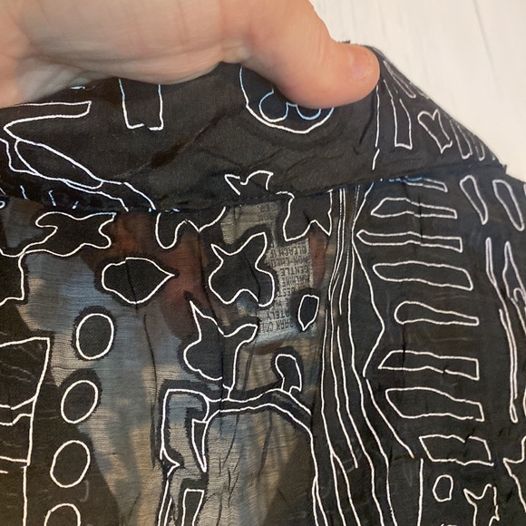 Napa Valley Woman New Gorgeous Slightly Sheer & So soft 24W Posh Buttons - Picture 9 of 9